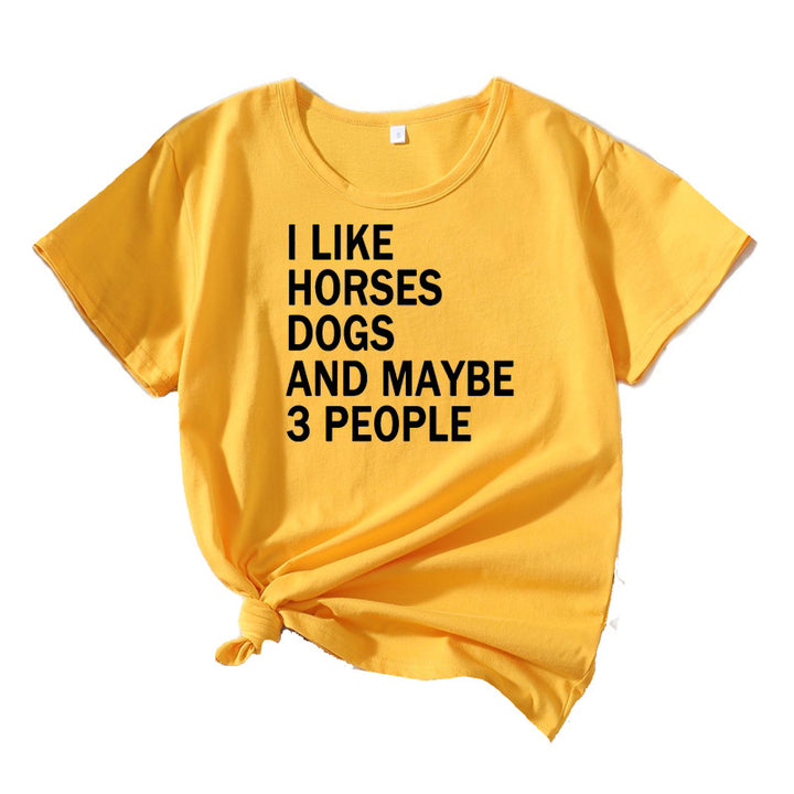 Dame Casual Sjov Citat T-shirt Stilla