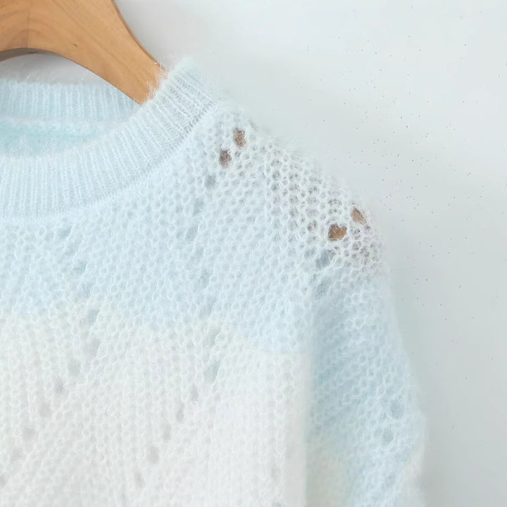 Kvinder Komfortabel Strik Sweater med Delikate Farver Stilla
