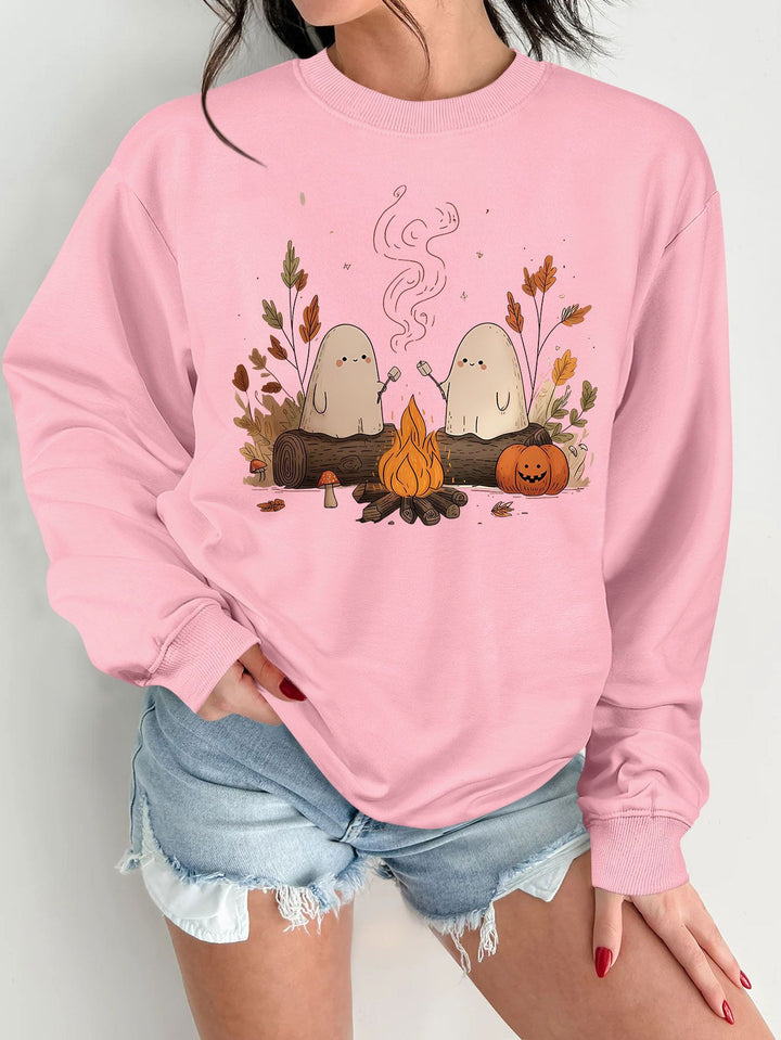 Kvinders sweatshirt med legende spookymotiv og behagelig pasform Stilla