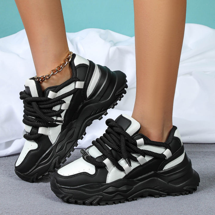 Dame Sporty fritidssneakers med skridsikker sål og åndbart overtøj Stilla