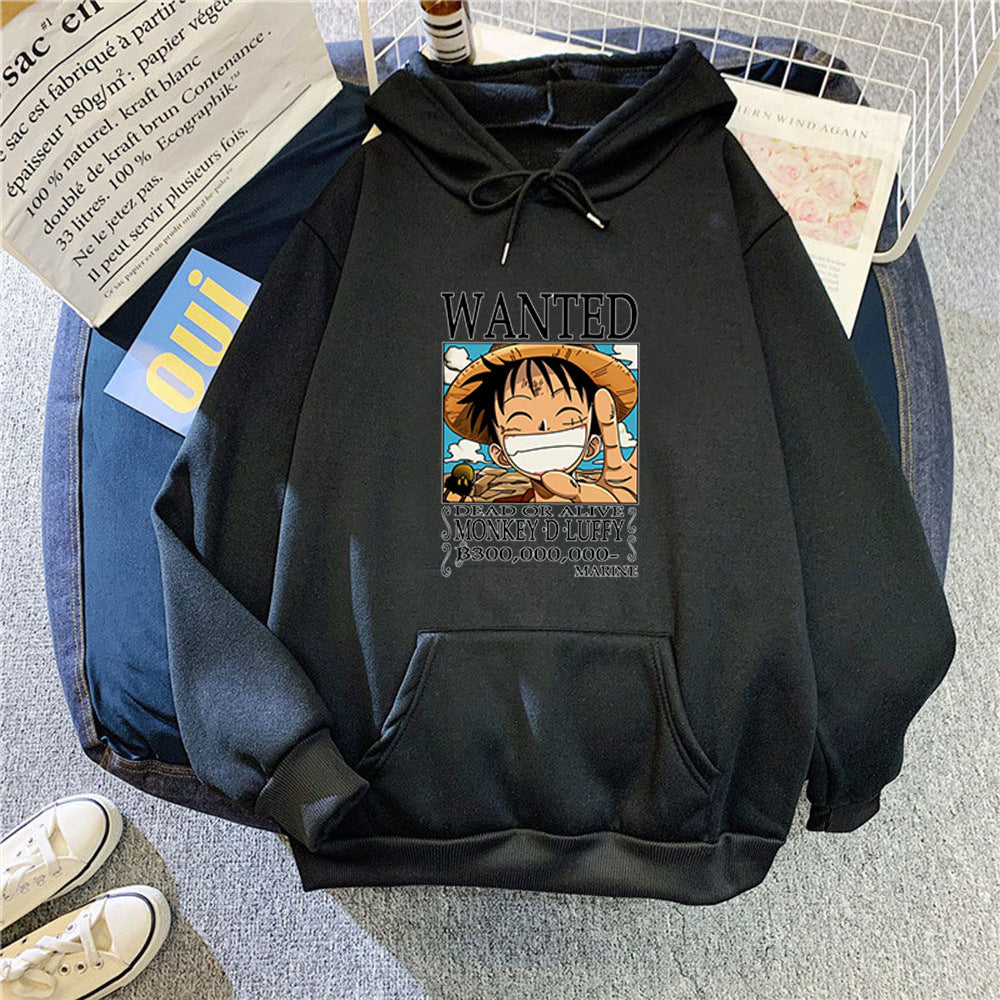 Kvindernes hoodie med kreativt tegneserie motiv Skovae