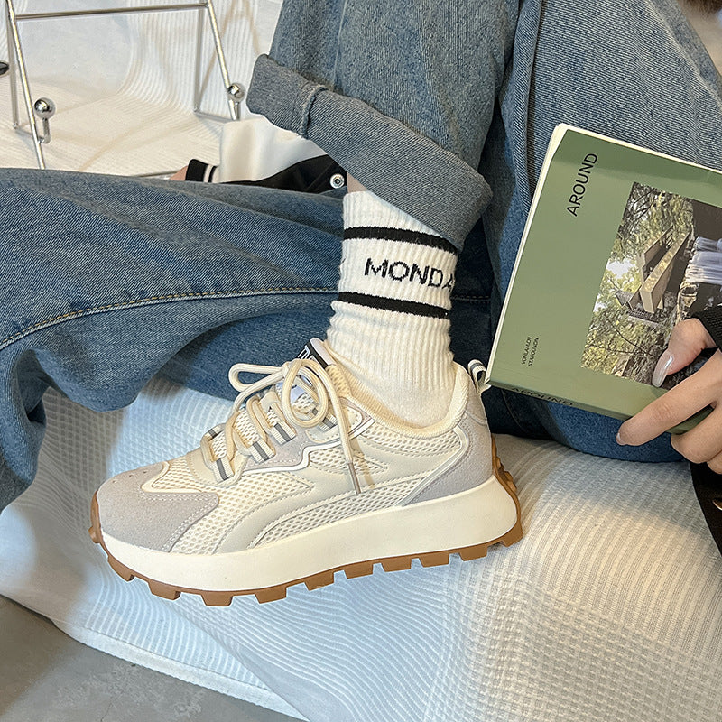 Dame Sporty Sneakers med åndbar struktur og skridsikker profil sål Stilla