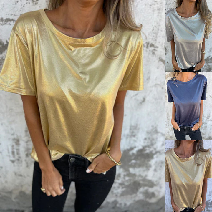 Dame Skinnende Kortærmet T-shirt Stilla