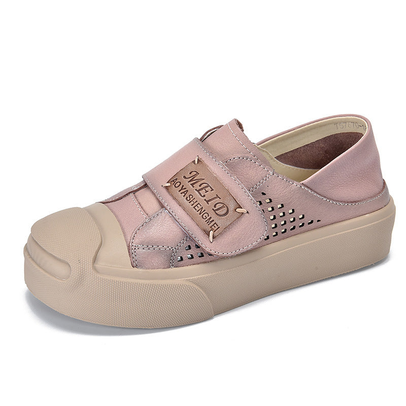Dame sporty Slip-On sneakers med unikt velcro design og åndbare egenskaber Stilla