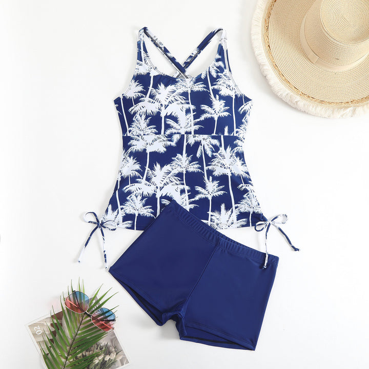 Dame Tankini med alsidig snit og sporty shorts Stilla