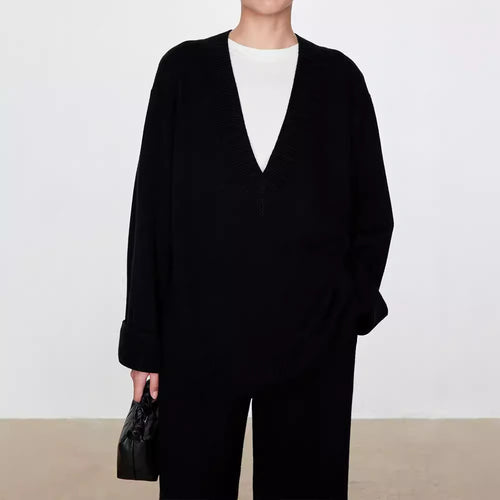 Dame Oversized Pullover lavet af blød uld Stilla