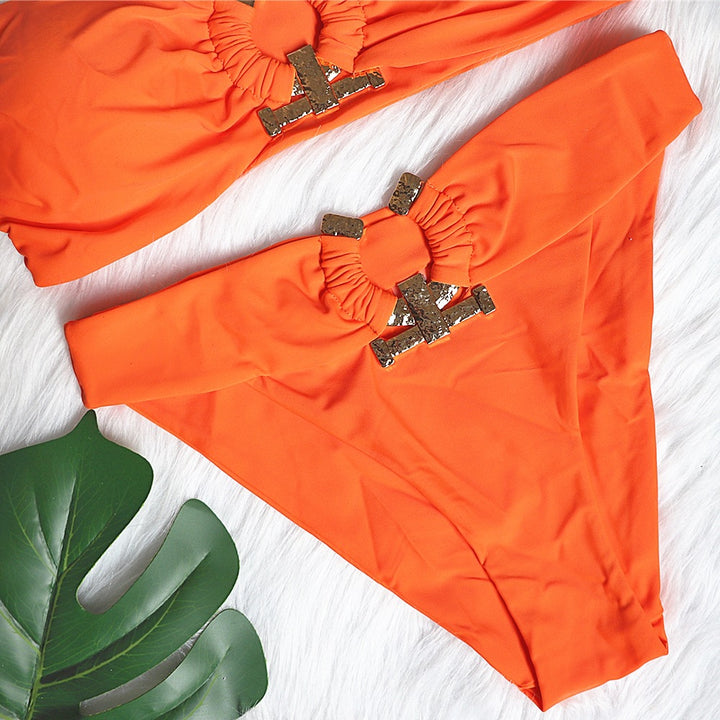 Dame Dyr motiv Bikini Sæt Stilla