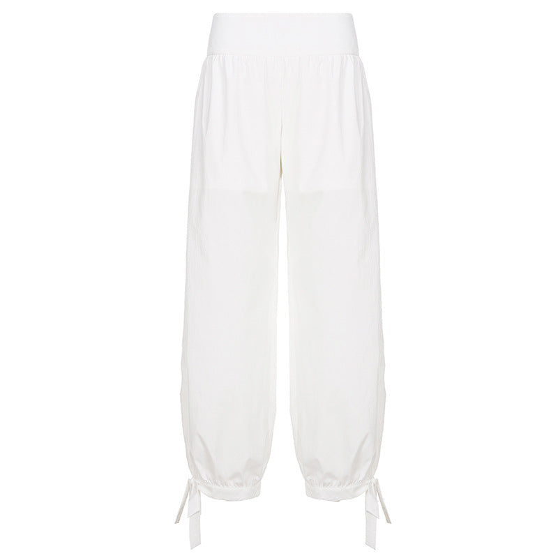 Dame lette Culotte-bukser med bindebånd Skovae