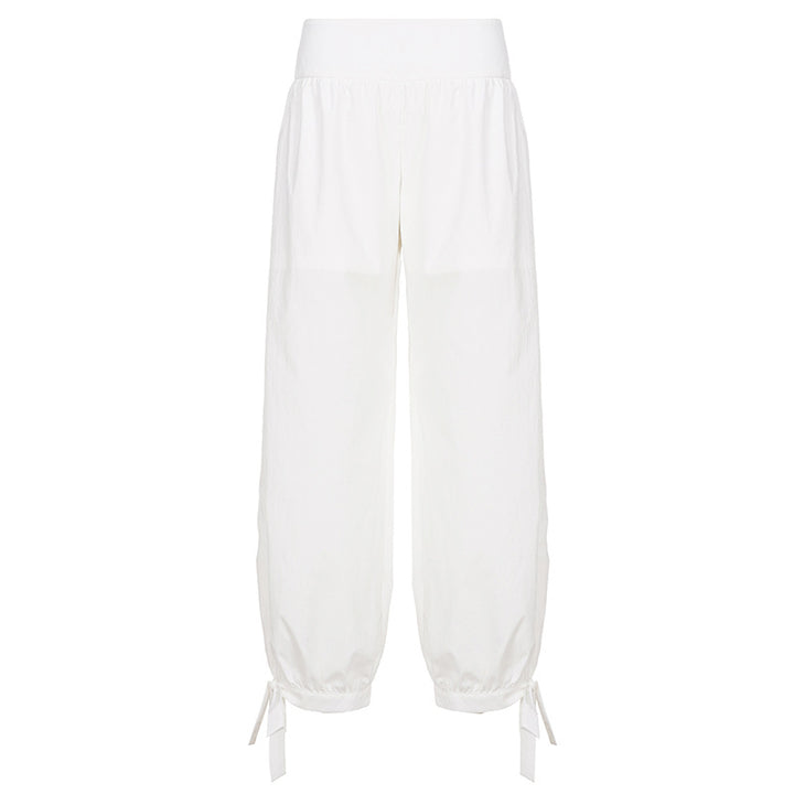 Dame lette Culotte-bukser med bindebånd Skovae