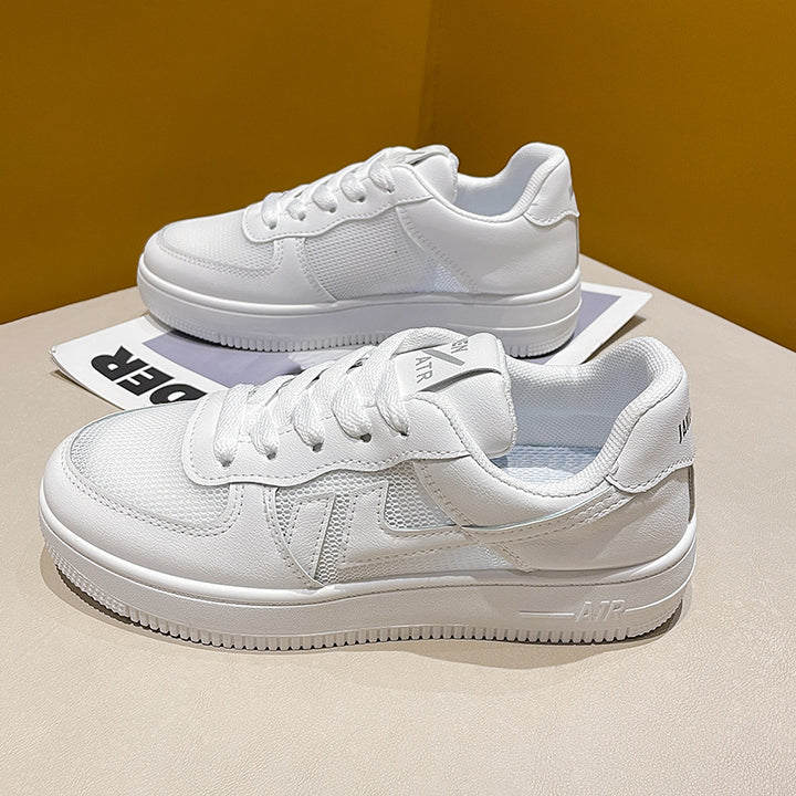 Kvindernes Åndbare Sneakers med stabiliserende Gummisål og innovativ Mesh-Overflade Stilla