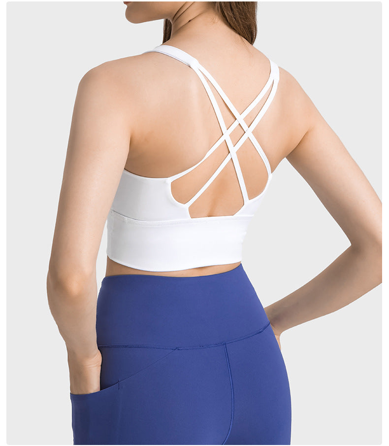 Stilla | Back Fixed Cup Sports Bra Medium Tenacity Yoga Pilates