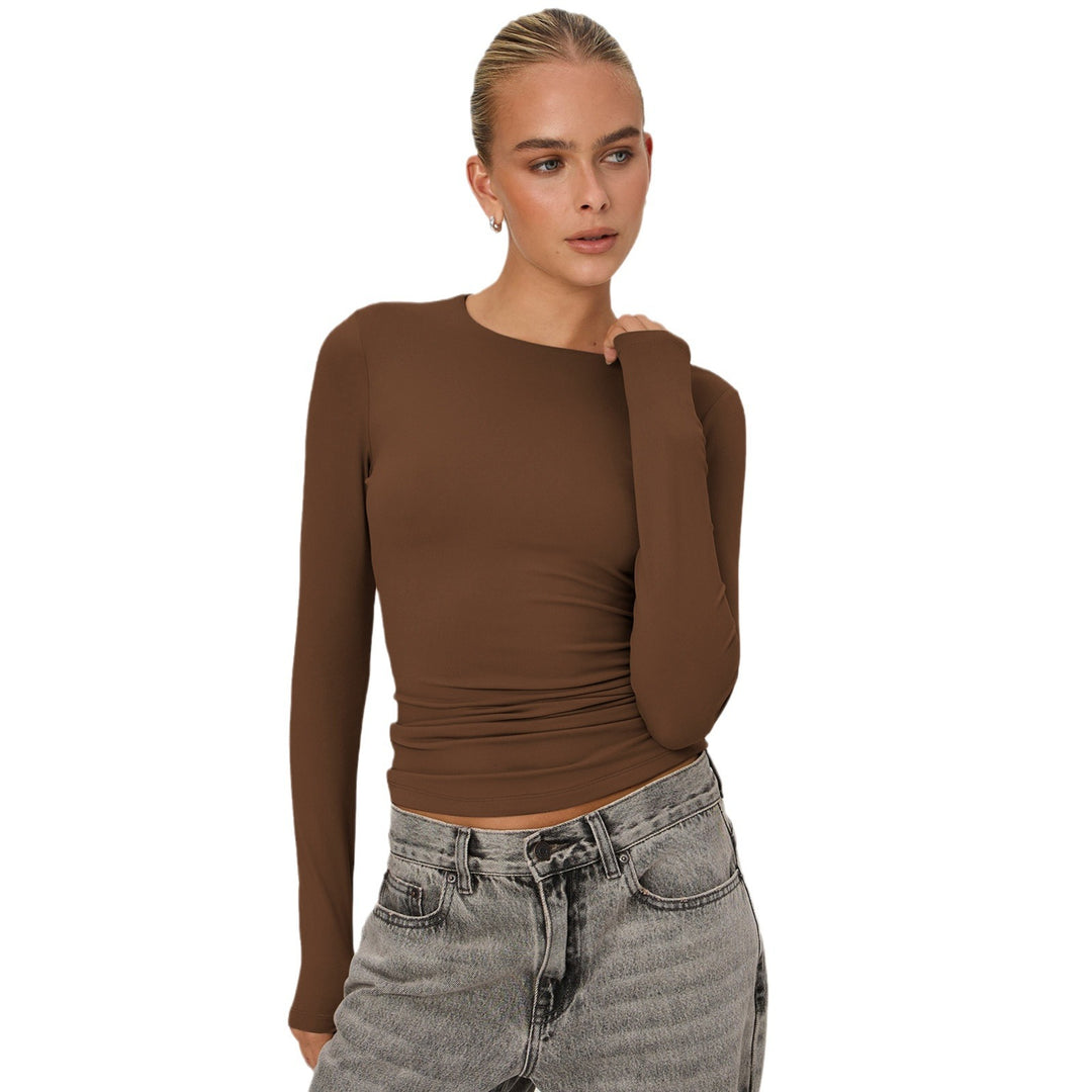 Dame longsleeve bodyshirt med figurskabende pasform og behagelig bærekomfort Stilla