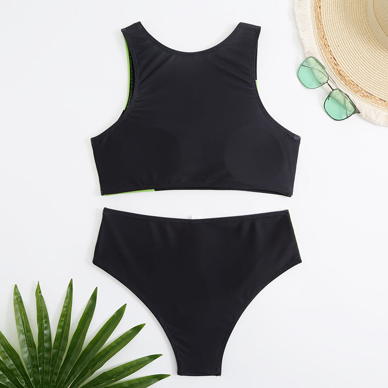 Dame Sport-Bikini-Sæt med moderne Geometri-Design og behagelig pasform Stilla