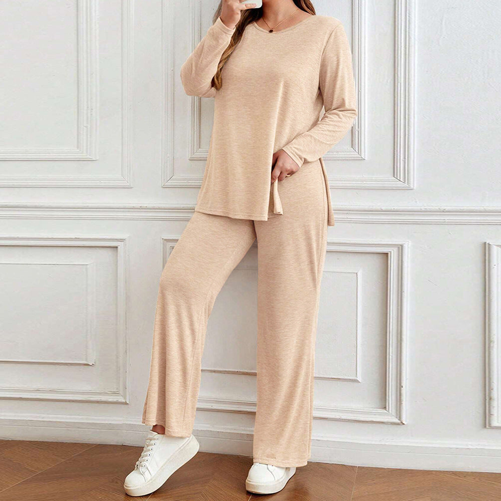 Dame loungewear med lange ærmer og komfortable bukser Stilla