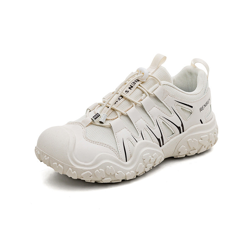 Dame Sporty Sneakers med elastisk snøresystem og dæmpende sålprofil Stilla