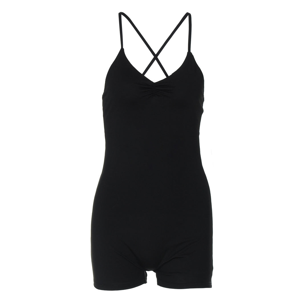 Dame Bodycon heldragt med krydsede stropper Skovae