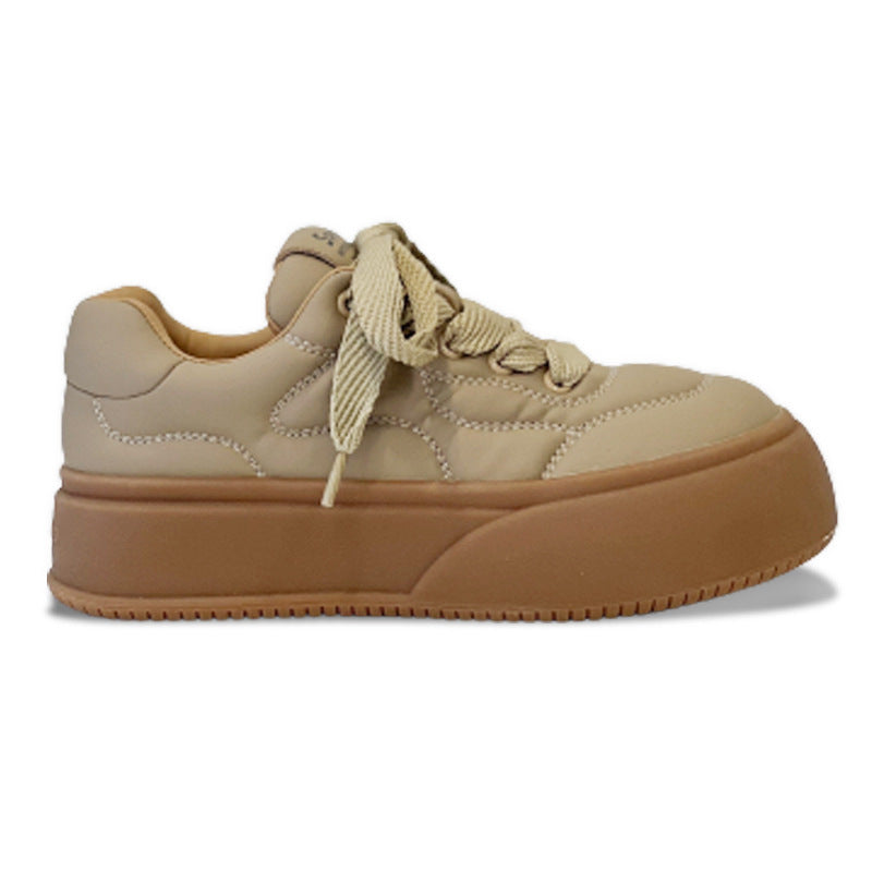 Dame Trendy Plateau-Sneakers med polstret overmateriale Stilla