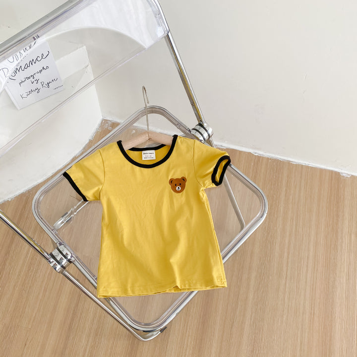 Børne Graphic Bjørn Tryk T-shirt Stilla