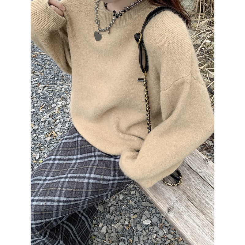 Kvinders komfortable strikket sweater med oversized snit Stilla