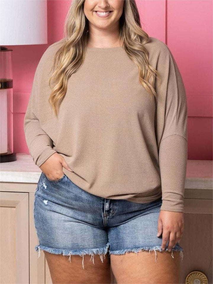 Dame Relaxed Fit Pullover Top Stilla