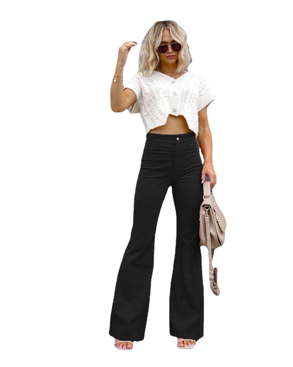 Dame Mode Høj talje-flared-jeans Stilla