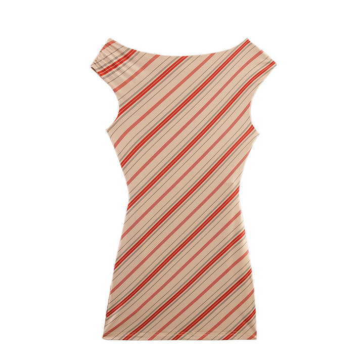 Femme Rynkestribet Bodycon Kjole Stilla