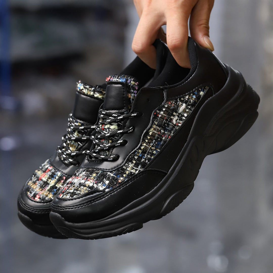 Dame Sneakers med struktureret overmateriale og åndbar sål Stilla