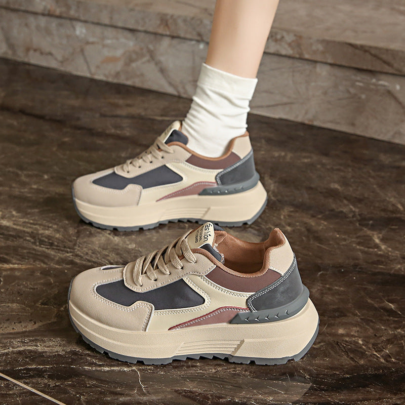 Dame Trendy Chunky Sneakers med innovativ dæmpningsteknologi og åndbar konstruktion Stilla