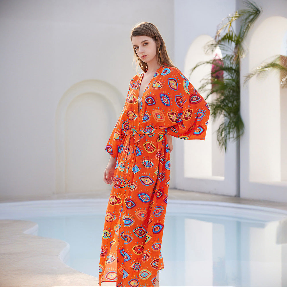 Dame Strandkimono Stilla