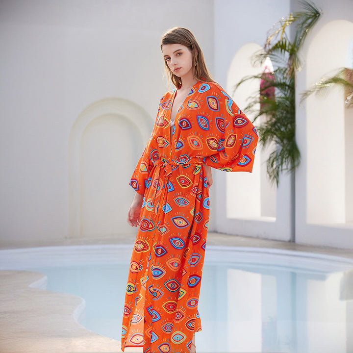 Dame Strandkimono Stilla