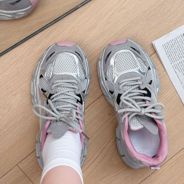 Dame Sporty Chunky Sneakers med innovativ dæmpningsteknologi og åndbare materialer Stilla