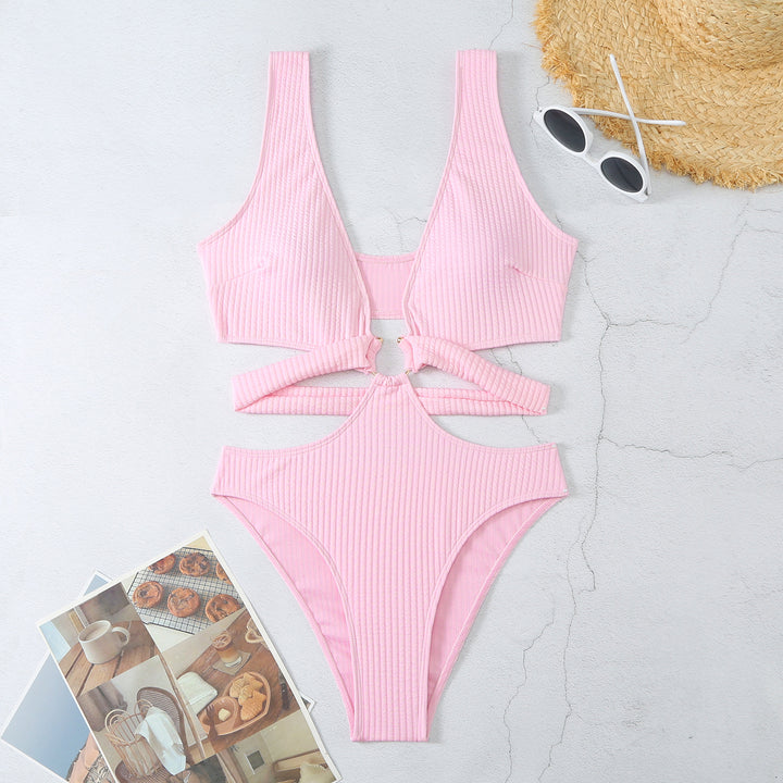 Dame badedragt med smagfuld cut-out-design Stilla
