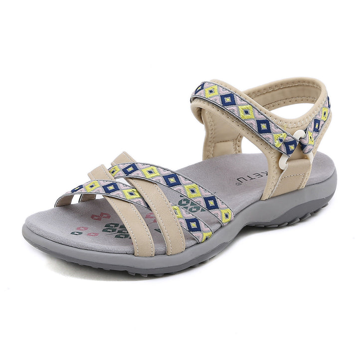 Dame Outdoor-sandaler med justerbare remme og ergonomisk fodseng Stilla