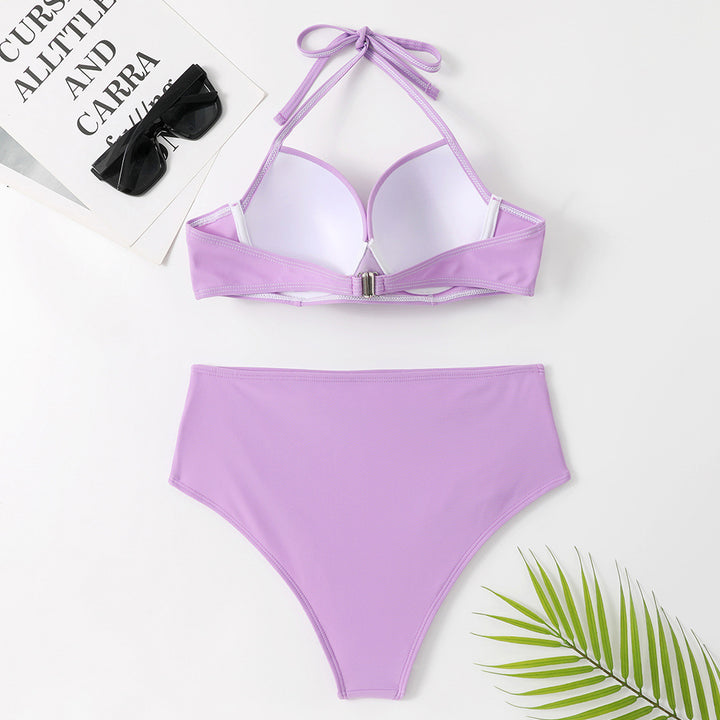 Bikini-sæt til damer med halterneck og polstring Stilla
