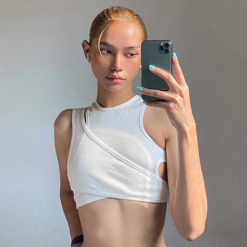 Damer Sporty Crop-Top Skovae