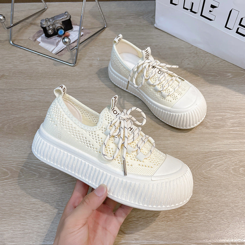 Dame Sneakers med unikt luftgennemtrængeligt strikdesign og komfortabel sål Stilla
