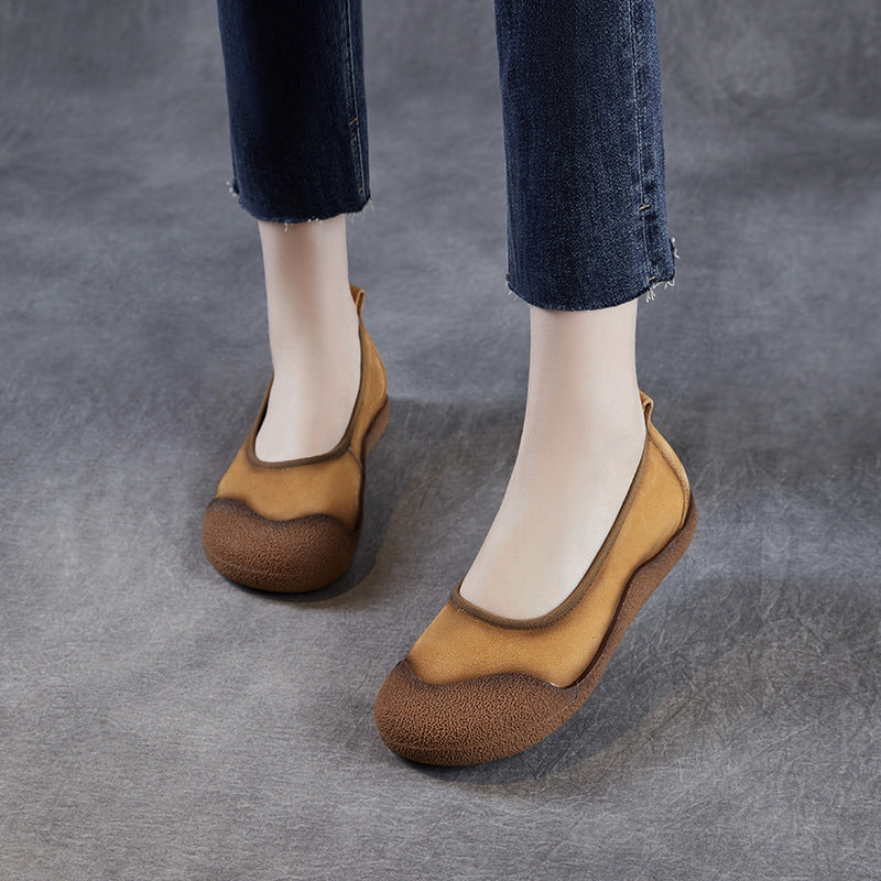 Dame Ultra-Komfort Slip-On Ballerinaer med blødt polstret fodseng Stilla