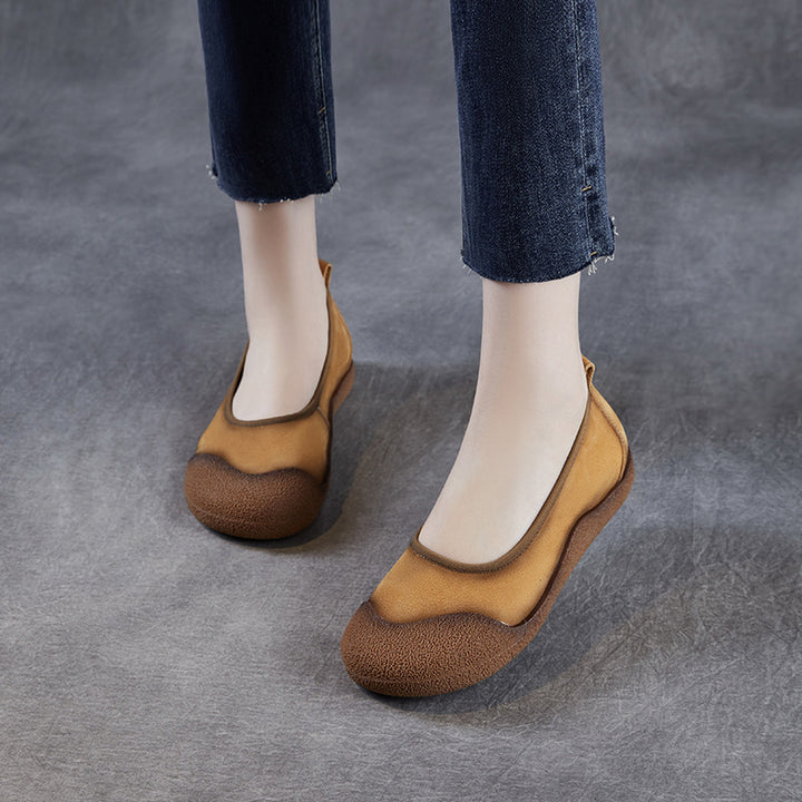 Dame Ultra-Komfort Slip-On Ballerinaer med blødt polstret fodseng Stilla
