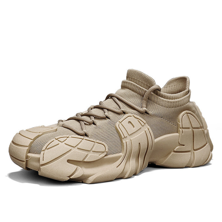 Herrer futuristiske sneakers med sok-lignende design og skridsikker sål Stilla