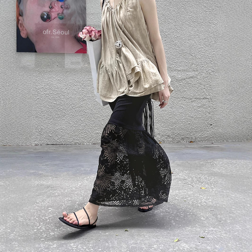 Dame smart wrap skirt sæt Stilla