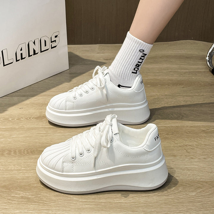 Dame Platform Sneakers med alsidigt design og åndbar overfladestruktur Stilla