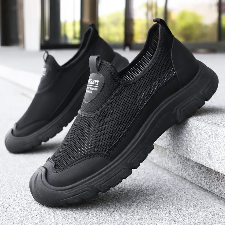 Femme Åndbar Slip-On Trail Sneakers med stødabsorberende sål Stilla