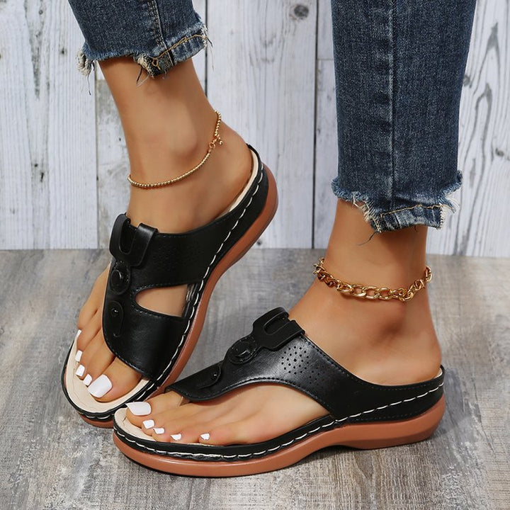 Dame fodseng-sandaler med anatomiske justerbare remme Stilla