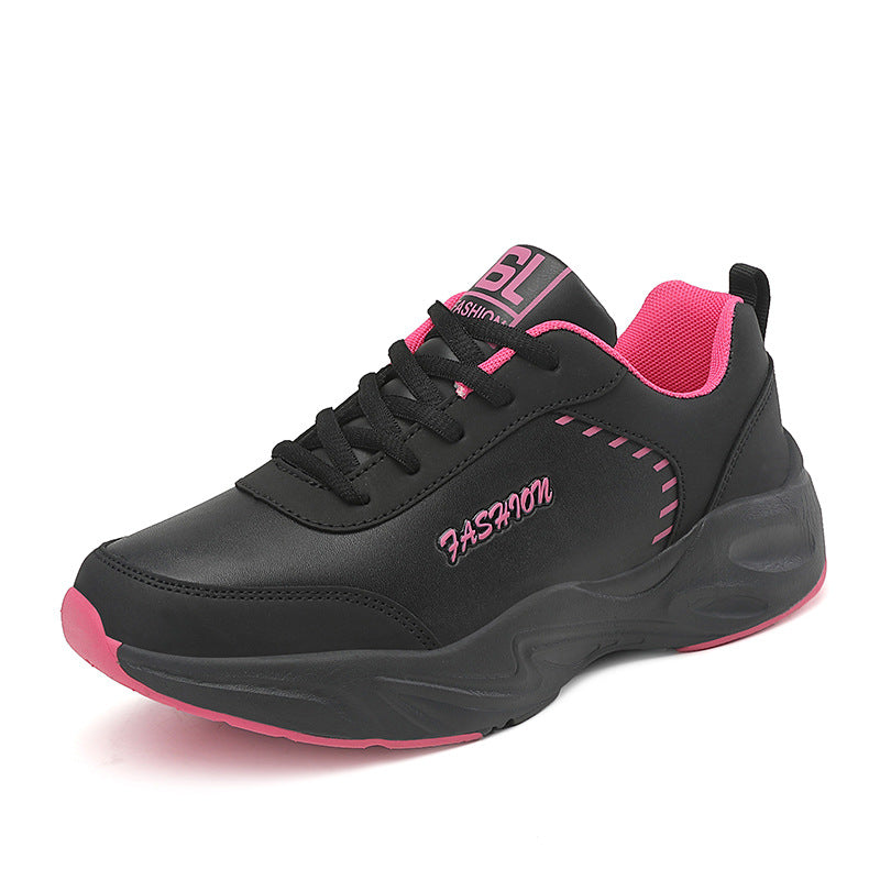 Dame nan voluminøse sneakers med polstret krave og stødabsorberende sål Skovae