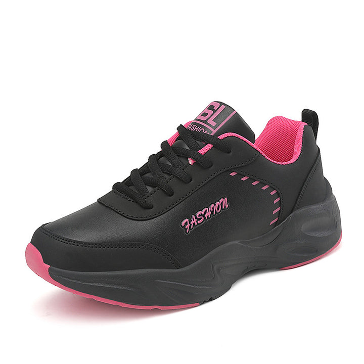 Dame nan voluminøse sneakers med polstret krave og stødabsorberende sål Skovae