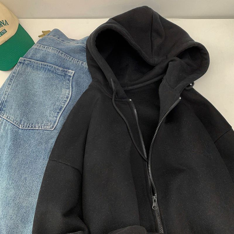 Kvindernes hoodie sweatshirt jakke med ergonomisk snit og praktisk lynlås