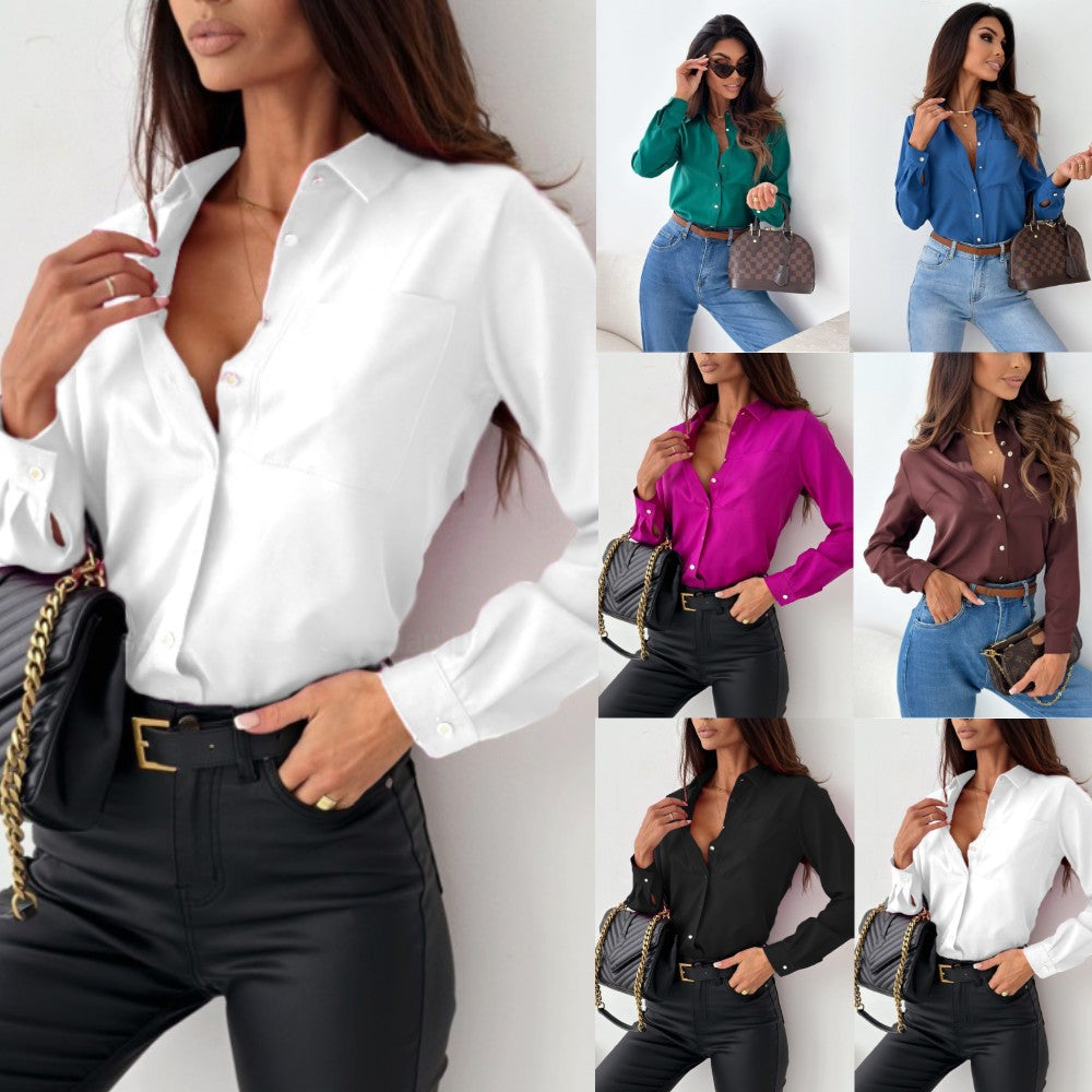 Dame Stilfuld Bluse med smart snit og elegante detaljer Stilla