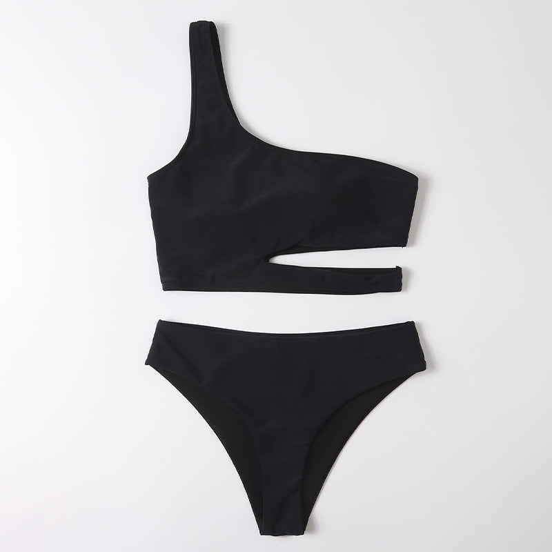 Dame ensidig bikini med innovativ cut-out Skovae