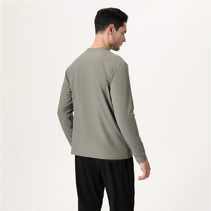 Herre Funktionelt Langærmet T-shirt med Sidelomme Stilla