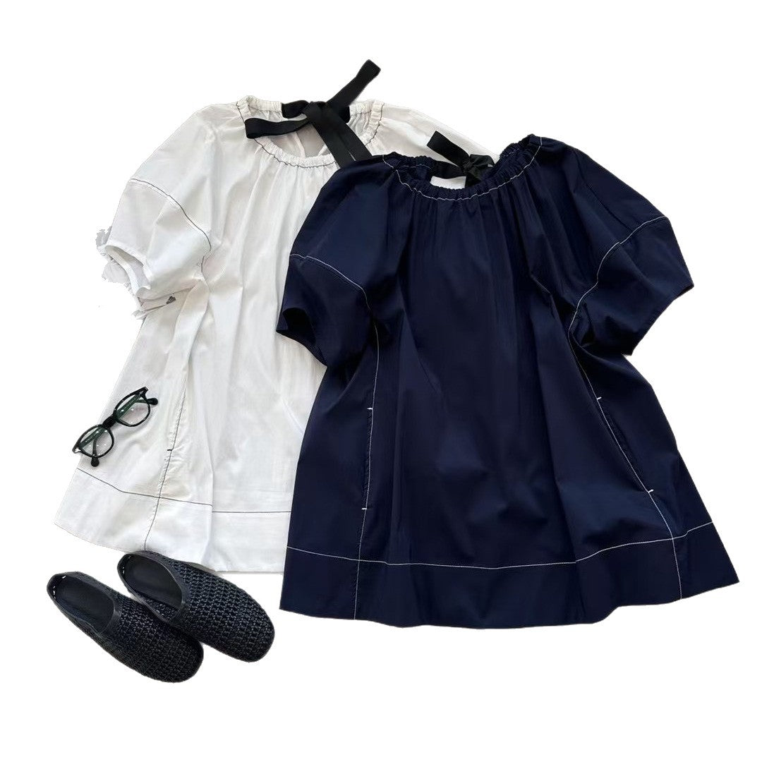 Femme Elegante Puffærmer Bluse Stilla